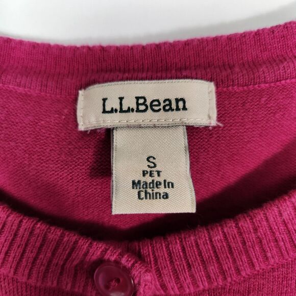 LL Bean Sweater Womens S Supima Cotton Knitted Twee Quirky Barbie Preppy Career - Picture 4 of 7